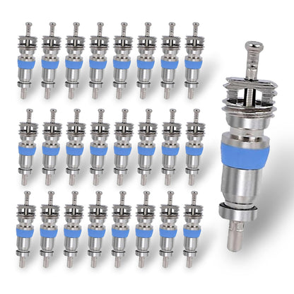 Valve Core for R410 R32 R22,High Pressure with Teflon Seal,HVAC Replacement Part Ideal for Refrigeration Systems and Air Conditioning100PCS