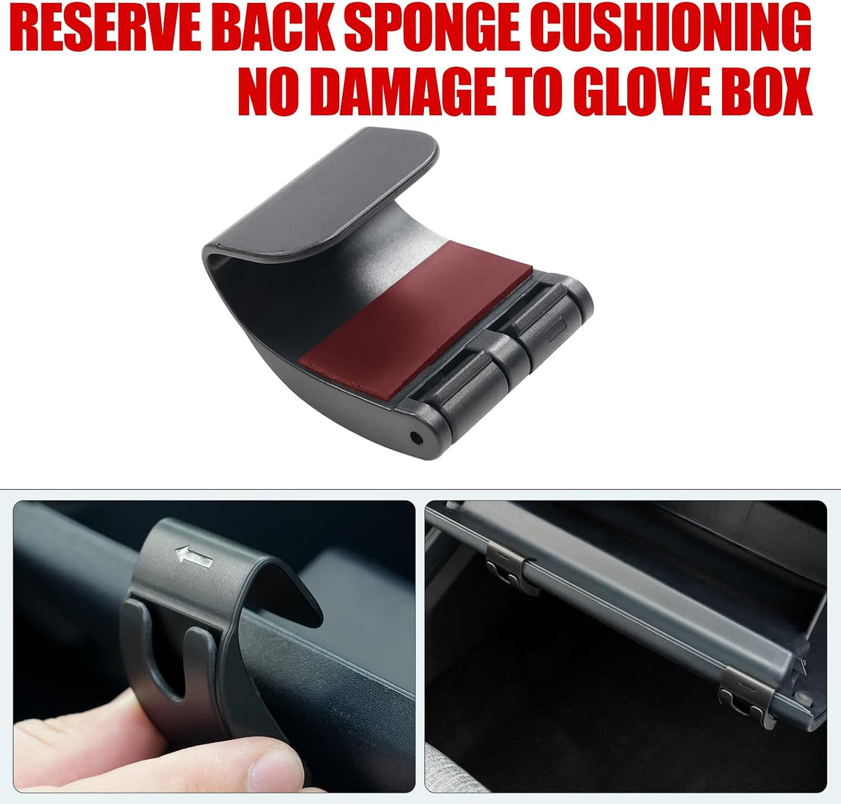 Mabett Glove Box Organizer Hooks for 2022-2026 Ford Maverick Accessories