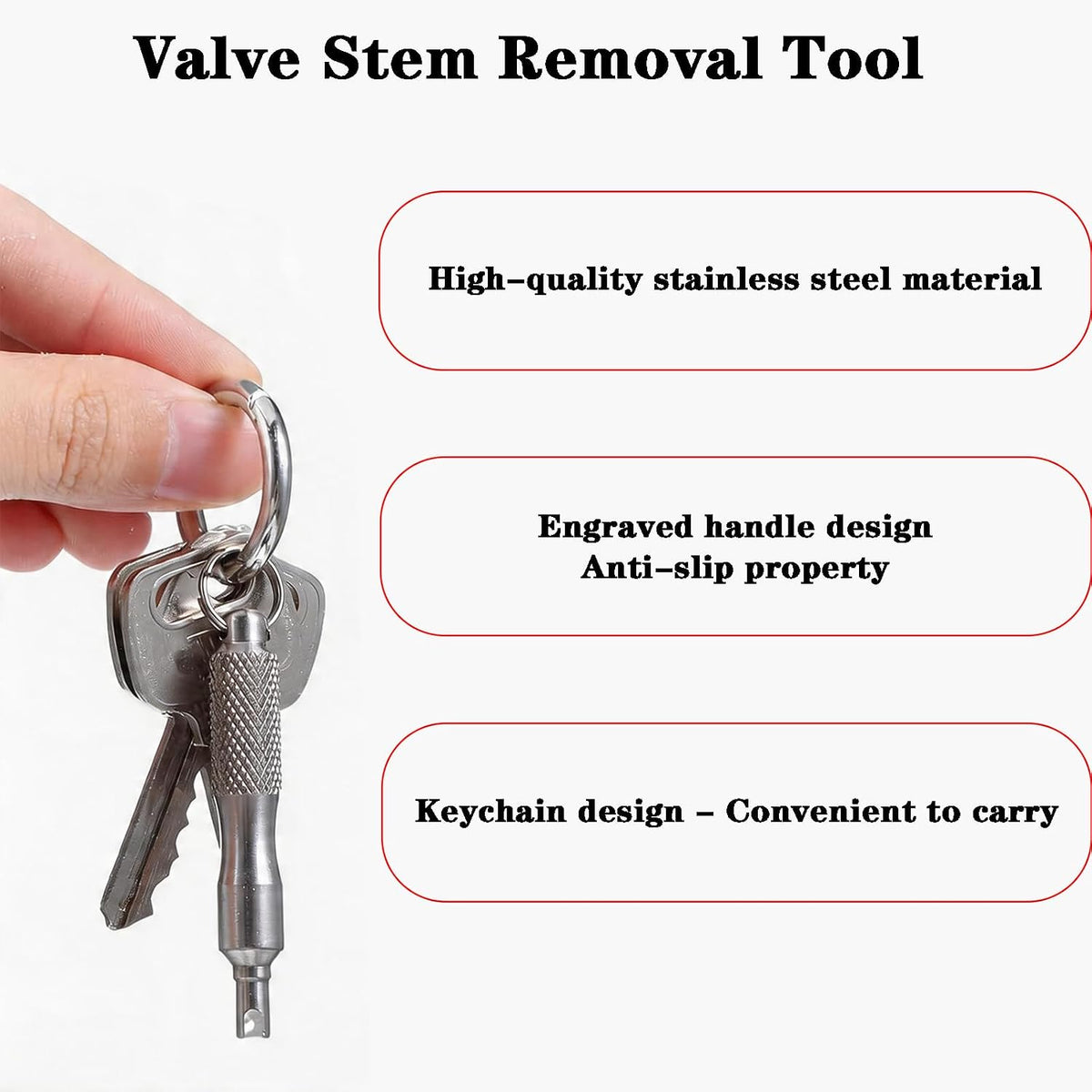 2 PCS Valve Stem Removal Tool & Valve Core Tool - Tire Valve Stem Tool