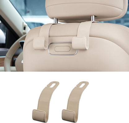 2 Pack Purse Holder for Car, Universal Leather Car Seat Hook, Car Organizer