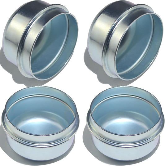 iBroPrat 4pcs Trailer Hub Cap 1.98" for Most 2000 to 3500 Pound Axles