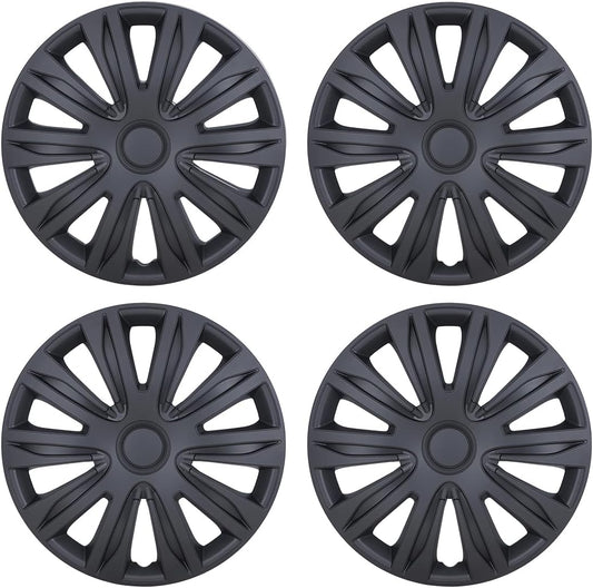 15 Inch Hubcaps Set of 4 Wheel Rim Cover Universal R15 Hub Caps