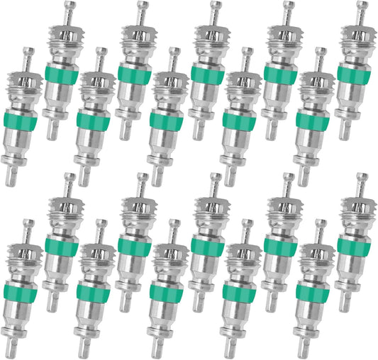 Wayona 100Pcs HVAC Valve Core for R410 R32 R22 Refrigerant, High Pressure with Teflon Seal, HVAC Replacement Part for Air Conditioning and Refrigeration Systems, AC Valve Core Kit