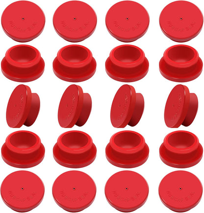 CheeMuii 20 PCS 359-5990 Hubcap 1-1/8" Rubber Plugs Fit for Trailer Hub Cap