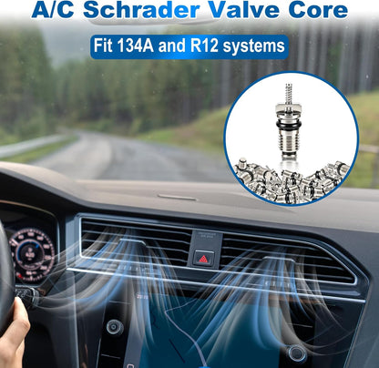 25 Pack Standard JRA A/C Schrader Valve Core for MT0059 59347 59346