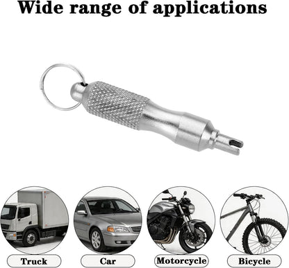 2 PCS Valve Stem Removal Tool & Valve Core Tool - Tire Valve Stem Tool