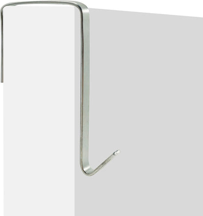 Vantasii 10 Pack Over The Door Metal Hook Hanger to Fit Interior Doors with Thickness from 1.65"