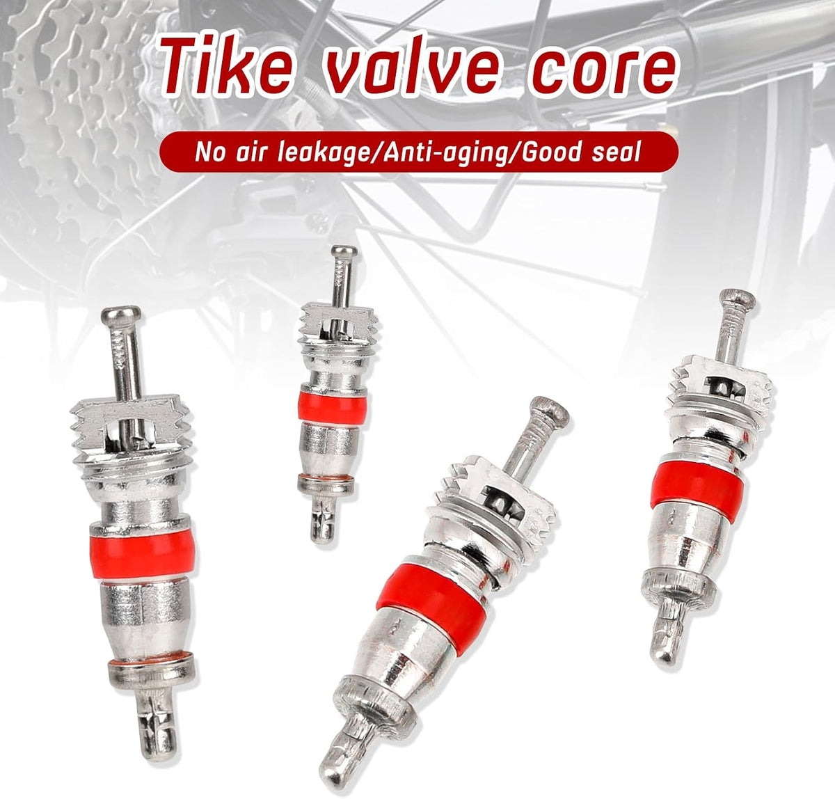 100pcs Valve Stem Core Replacement Kit, Premium Tyre Tire Valve Cores, Tire Valve Stems Standard Valve Core, Universal Tire Valve Core for Most Models of Cars, Trucks, Motorcycles and Bicycles