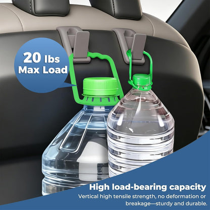 2 Packs Upgraded Foldable Car Seat Headrest Hidden Hooks for Volvo