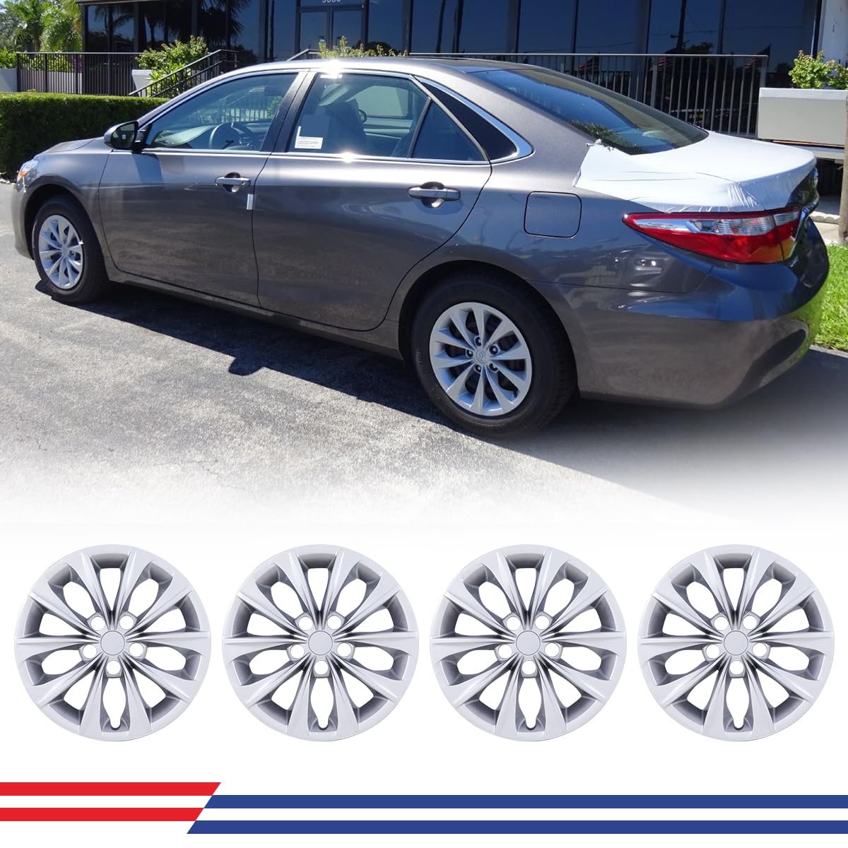 CPW 16 Inch Hubcaps for 2007-2011 Toyota Camry/Camry Hybrid, Lacquer