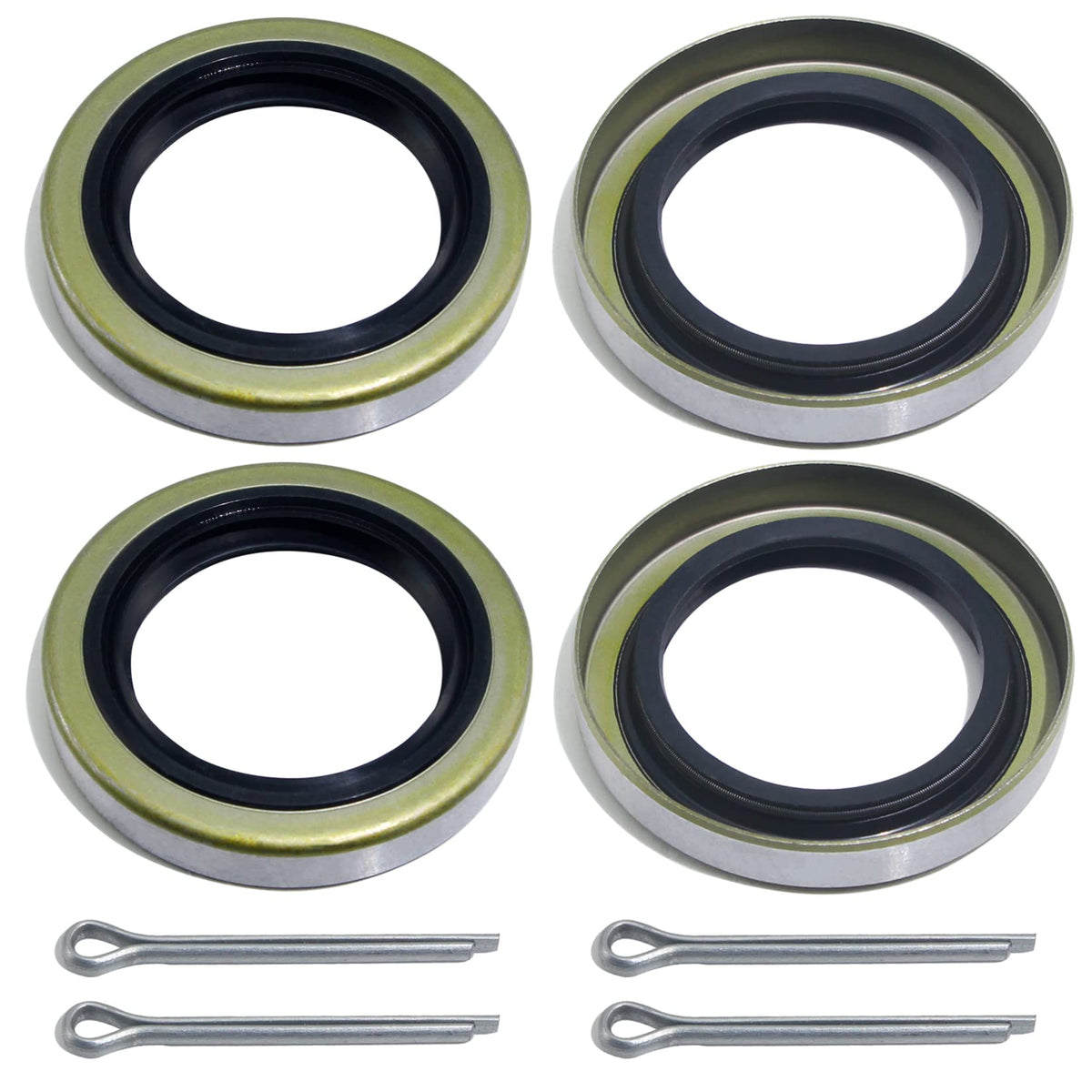 4pcs 1.98'' Trailer Hub Dust Caps for 2000 3500 lb Axle Spindle