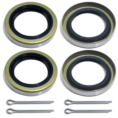 4pcs 1.98'' Trailer Hub Dust Caps for 2000 3500 lb Axle Spindle