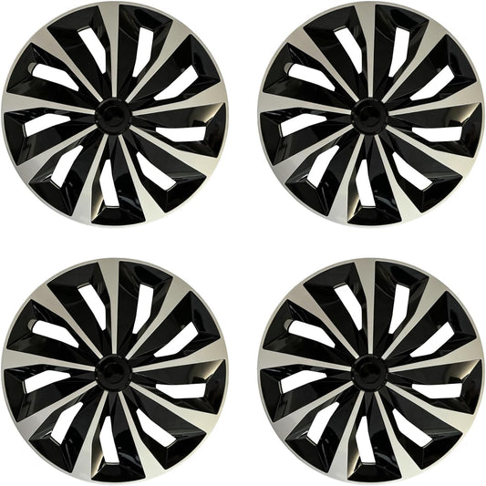 15 inch Hubcaps ABS Replacement for Steel Wheel（Non-Alloy） Snap-on Set of 4