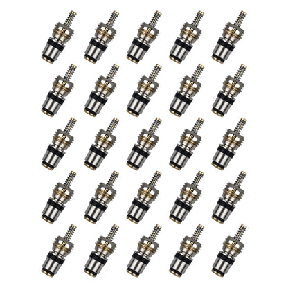 50 Pack BAS03005 A/C Schrader Valve Core, Standard JRA High Flow Valve Core Replacement for MT0059 59347 15-75234, Compatible with R134A R12 Automotive Air Conditioning Systems