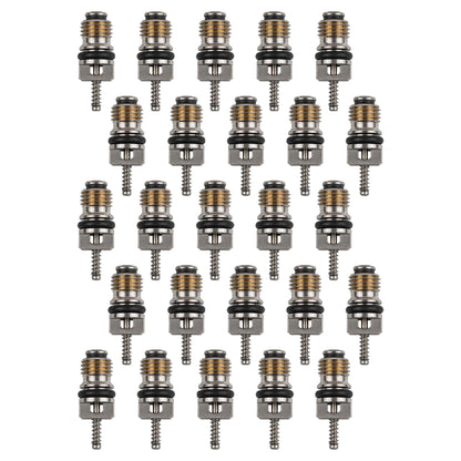 50 Pack BAS03005 A/C Schrader Valve Core, Standard JRA High Flow Valve Core Replacement for MT0059 59347 15-75234, Compatible with R134A R12 Automotive Air Conditioning Systems