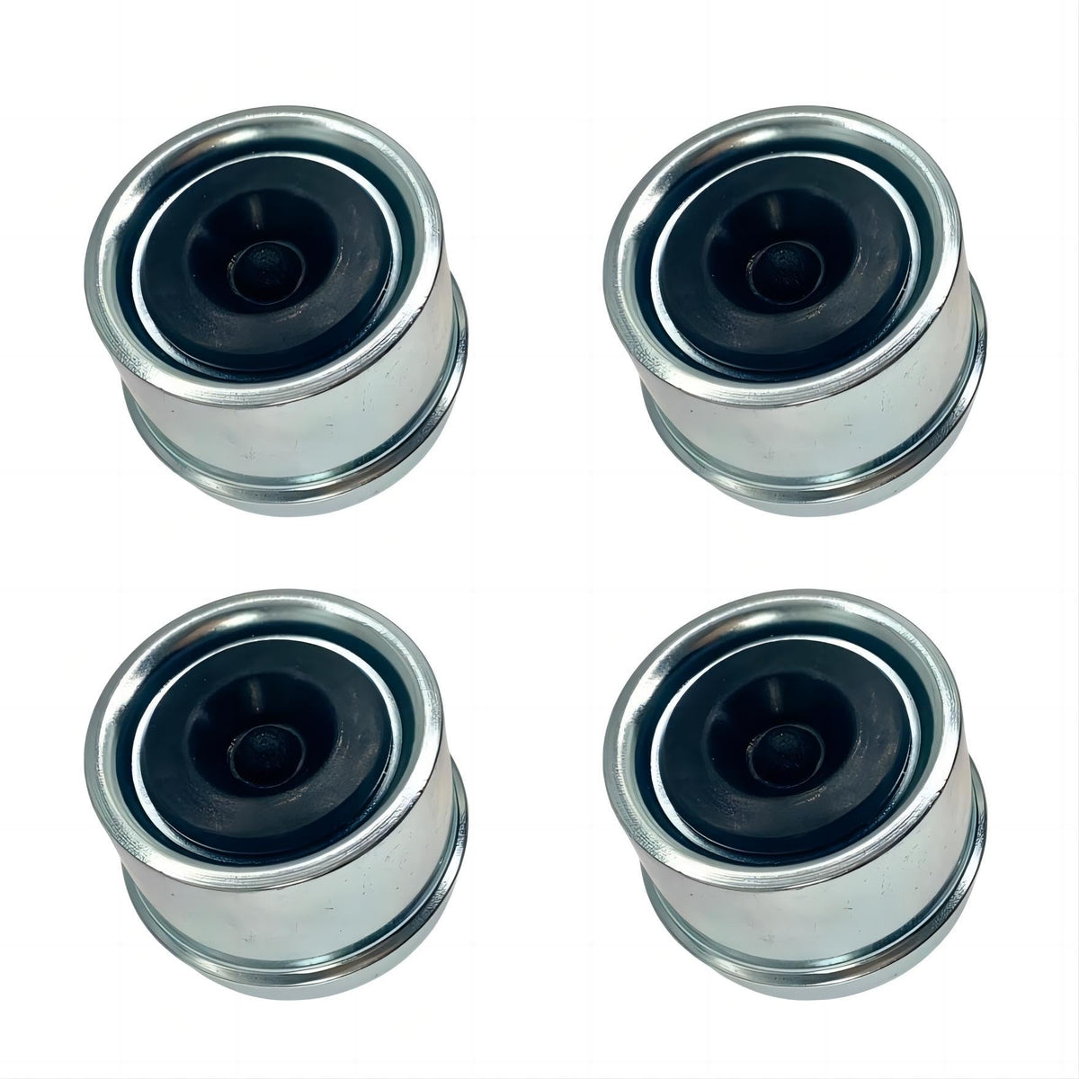Trailer Hub Cap - Dust Caps for Trailer Axle Grease Fitting & Bearing Protection (4pk 2.44")…