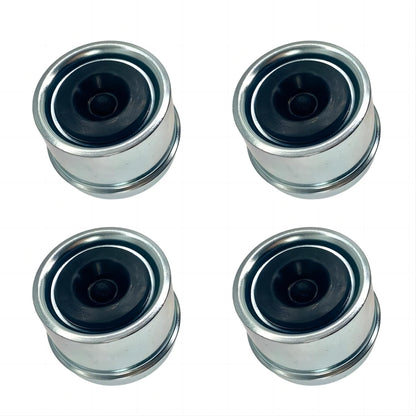 Trailer Hub Cap - Dust Caps for Trailer Axle Grease Fitting & Bearing Protection (4pk 2.44")…