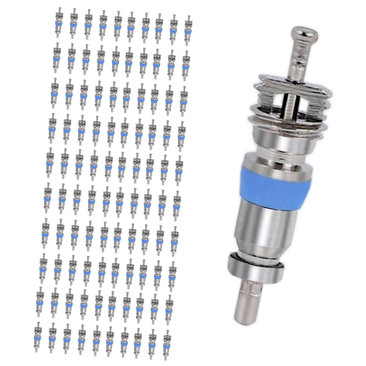 Valve Core for R410 R32 R22,High Pressure with Teflon Seal,HVAC Replacement Part Ideal for Refrigeration Systems and Air Conditioning 50PCS