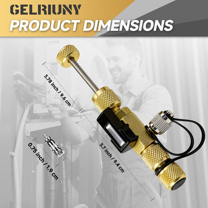 2026 Upgraded Vacuum-Rated Valve Core Removal Tool, 1/4" & 5/16" 2 Sizes