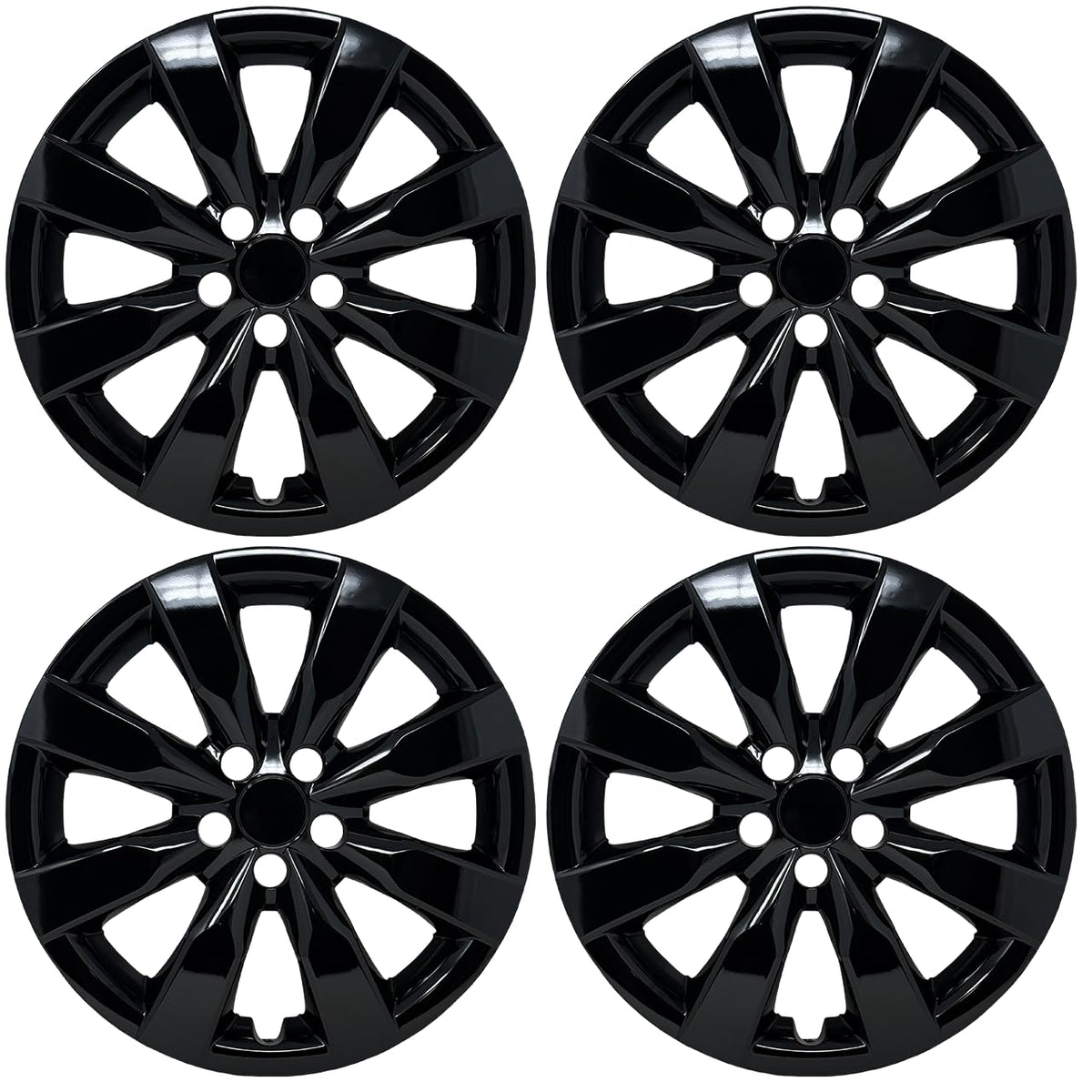 Replacement for Toyota Corolla 2014, 2015, 2016 Hubcap, Premium Quality Sturdy 16-inch Silver Wheel Cover (1 Piece)
