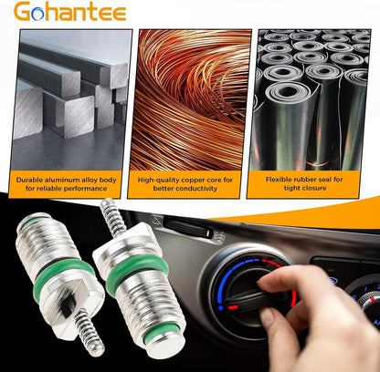 30Pcs R134a Valve Cores Air Conditioner Valve Core Schrader Valve Core Kit