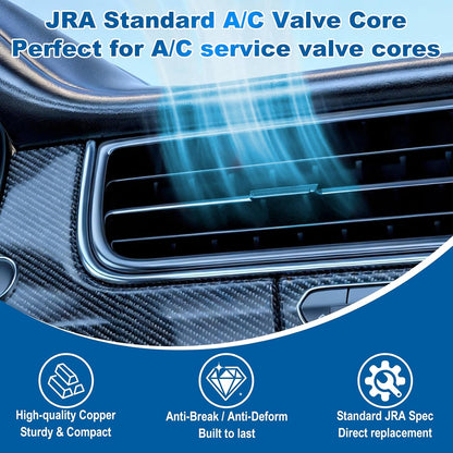 25 Pack Standard JRA A/C Schrader Valve Core for MT0059 59347 59346
