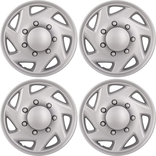 Hubcap Replacement for Ford Van 1998-2026, Sturdy 16-inch Wheel Cover (4 Piece Set)