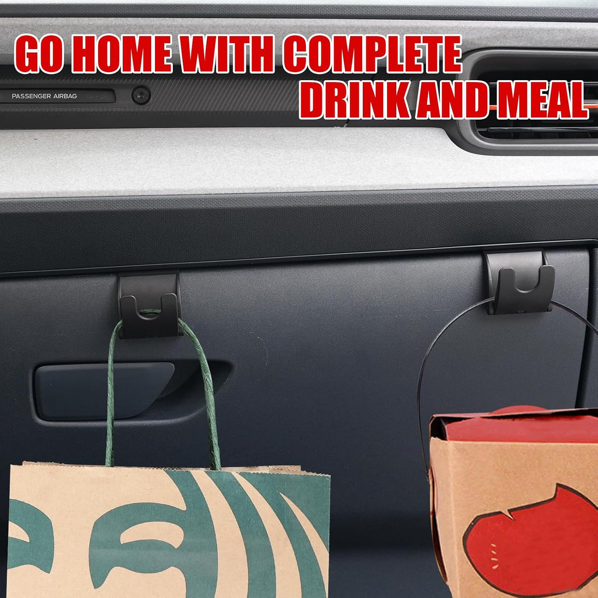 Mabett Glove Box Organizer Hooks for 2022-2026 Ford Maverick Accessories