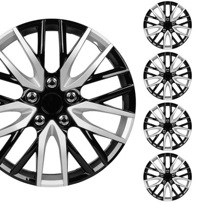 BDK (4-Pack) Premium 16" Wheel Rim Cover Hubcaps OEM Style for Toyota Camry Style Replacement Snap On Car Truck SUV Hub Cap - 16 Inch Set