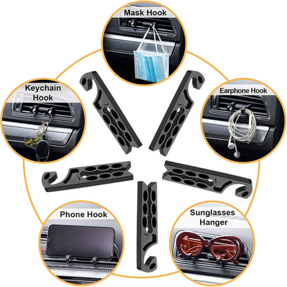 BBTO 10 Pcs Car Vent Hook Hanger Air Car Vent Holder