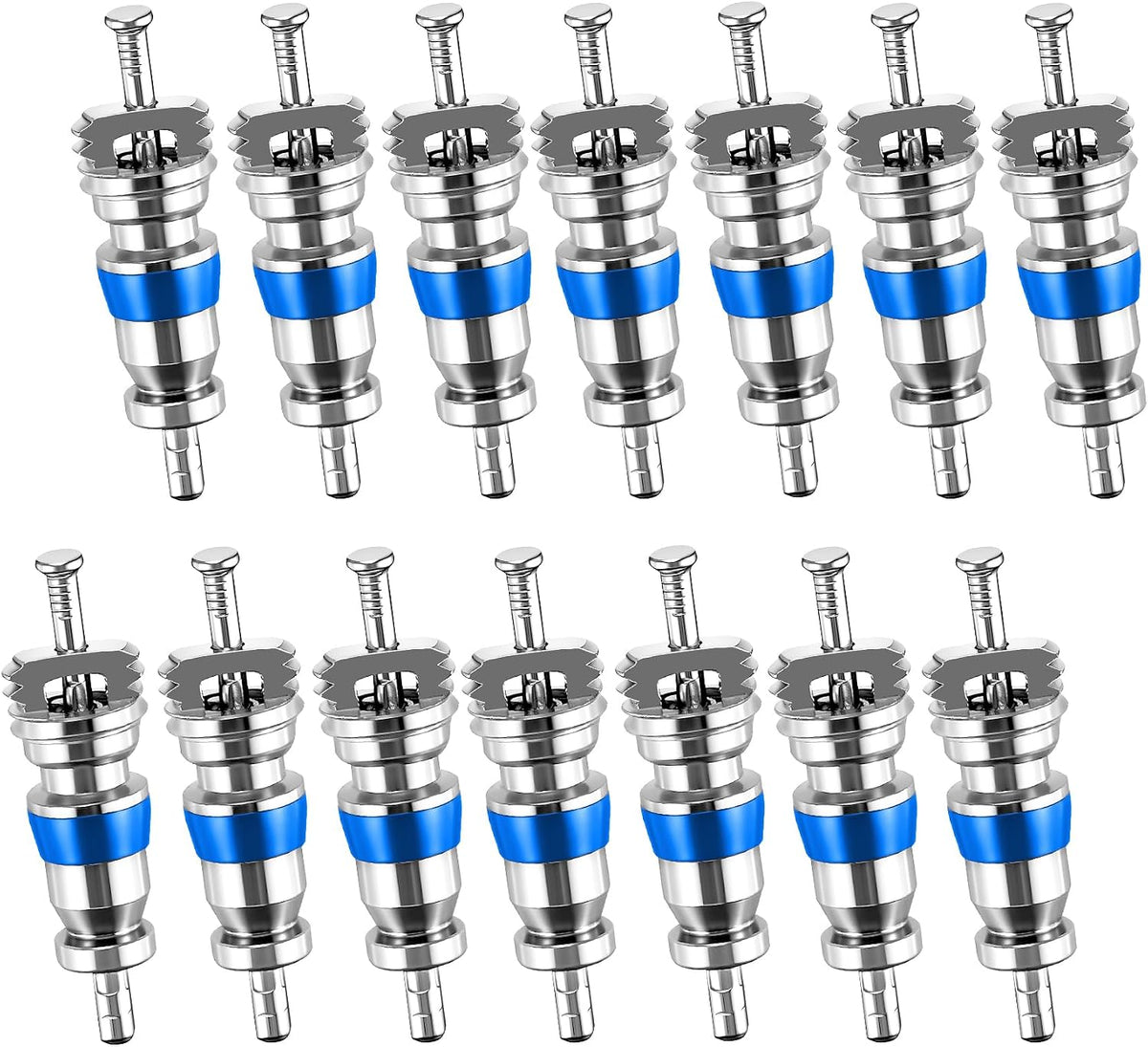 100Pcs HVAC Schrader Valve Core High Pressure Teflon Seal for R410 R32 R22