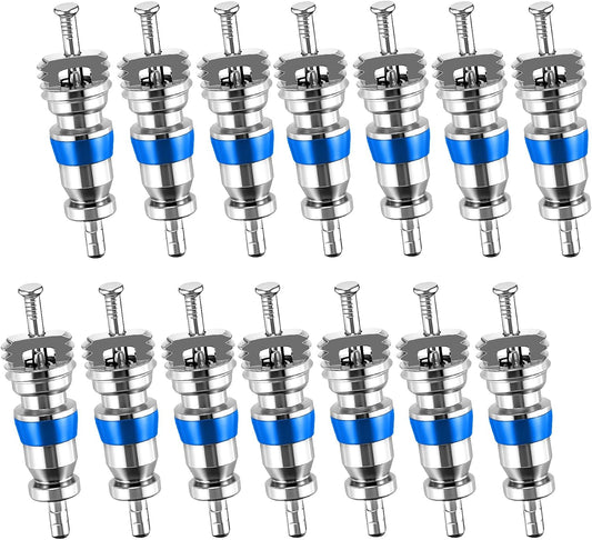 100Pcs HVAC Schrader Valve Core High Pressure Teflon Seal for R410 R32 R22