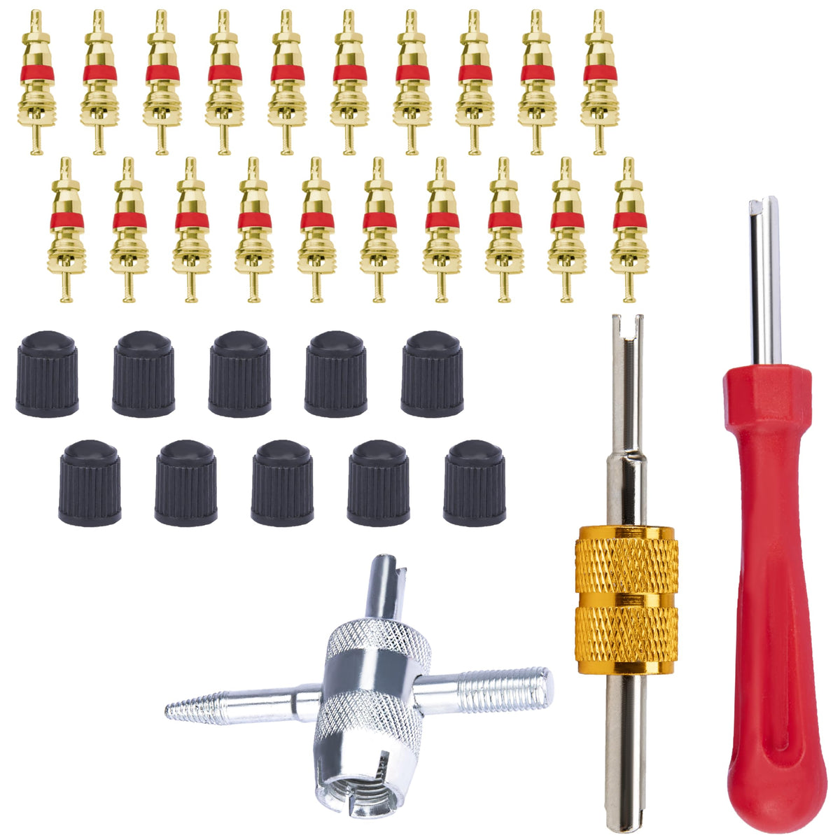 Valve Stem Removal Tool, Schrader Valve Removal Tool, Tires Repair Tool Kit