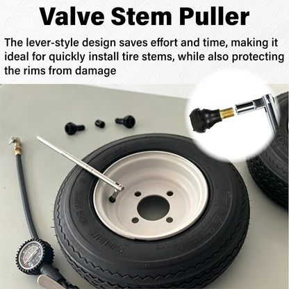 ecocstm Valve Stem Puller Installer Tool, Tire Valve Stem Removal Tool Kit