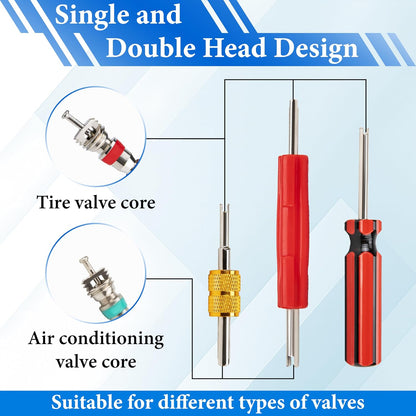 BFXM 6 Pcs Valve Stem Removal Tool, Valve Core Removal Tool
