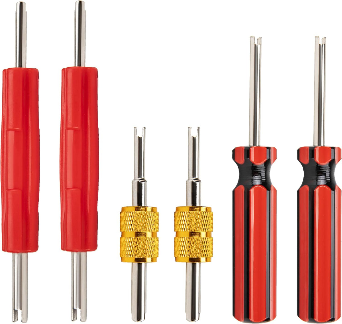 BFXM 6 Pcs Valve Stem Removal Tool, Valve Core Removal Tool