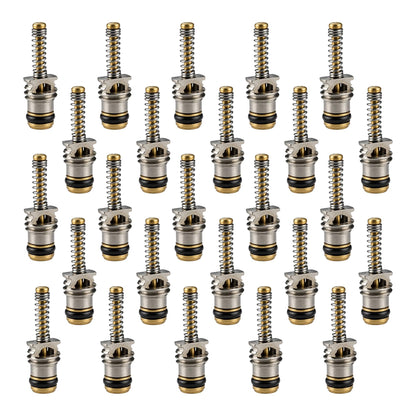 50 Pack BAS03005 A/C Schrader Valve Core, Standard JRA High Flow Valve Core Replacement for MT0059 59347 15-75234, Compatible with R134A R12 Automotive Air Conditioning Systems