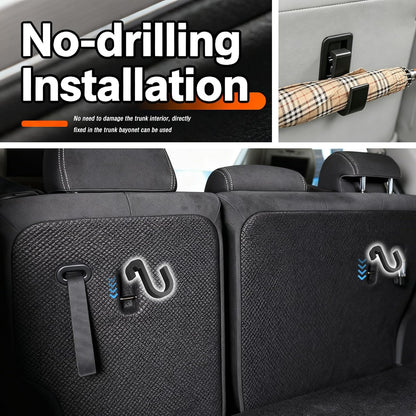 2PCS Double Car Umbrella Hook,No Drilling Car Umbrella Holder Stable Placement of Umbrellas for Trunks,Non-Wobbly Umbrellas Holder for Cars Interior Accessories as Cars Hook (One Hook)