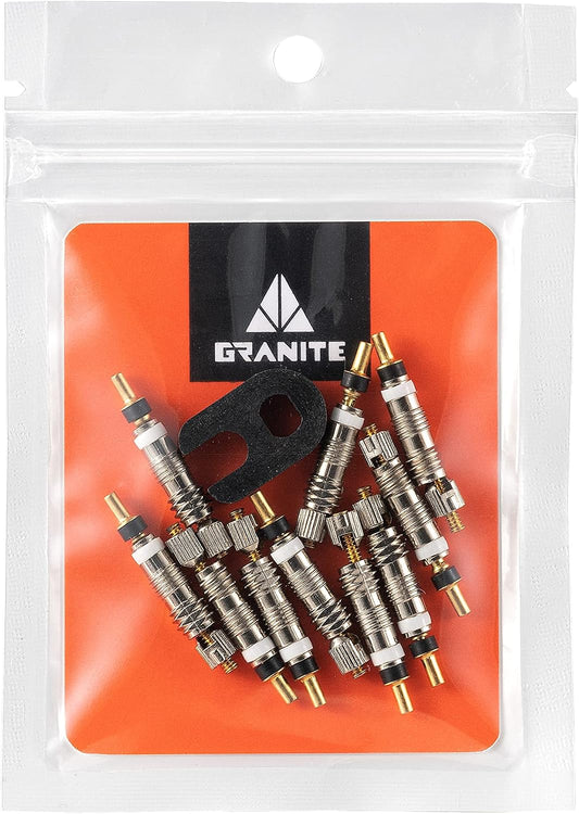 Granite Presta Valve Core Pack (10 pc)