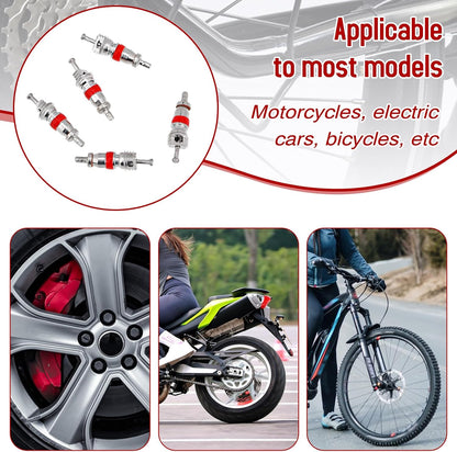 100pcs Valve Stem Core Replacement Kit, Premium Tyre Tire Valve Cores, Tire Valve Stems Standard Valve Core, Universal Tire Valve Core for Most Models of Cars, Trucks, Motorcycles and Bicycles